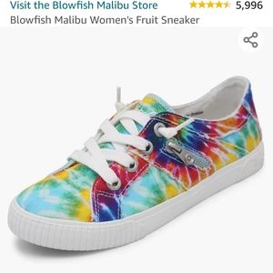 Blowfish sneakers tie dye 9
